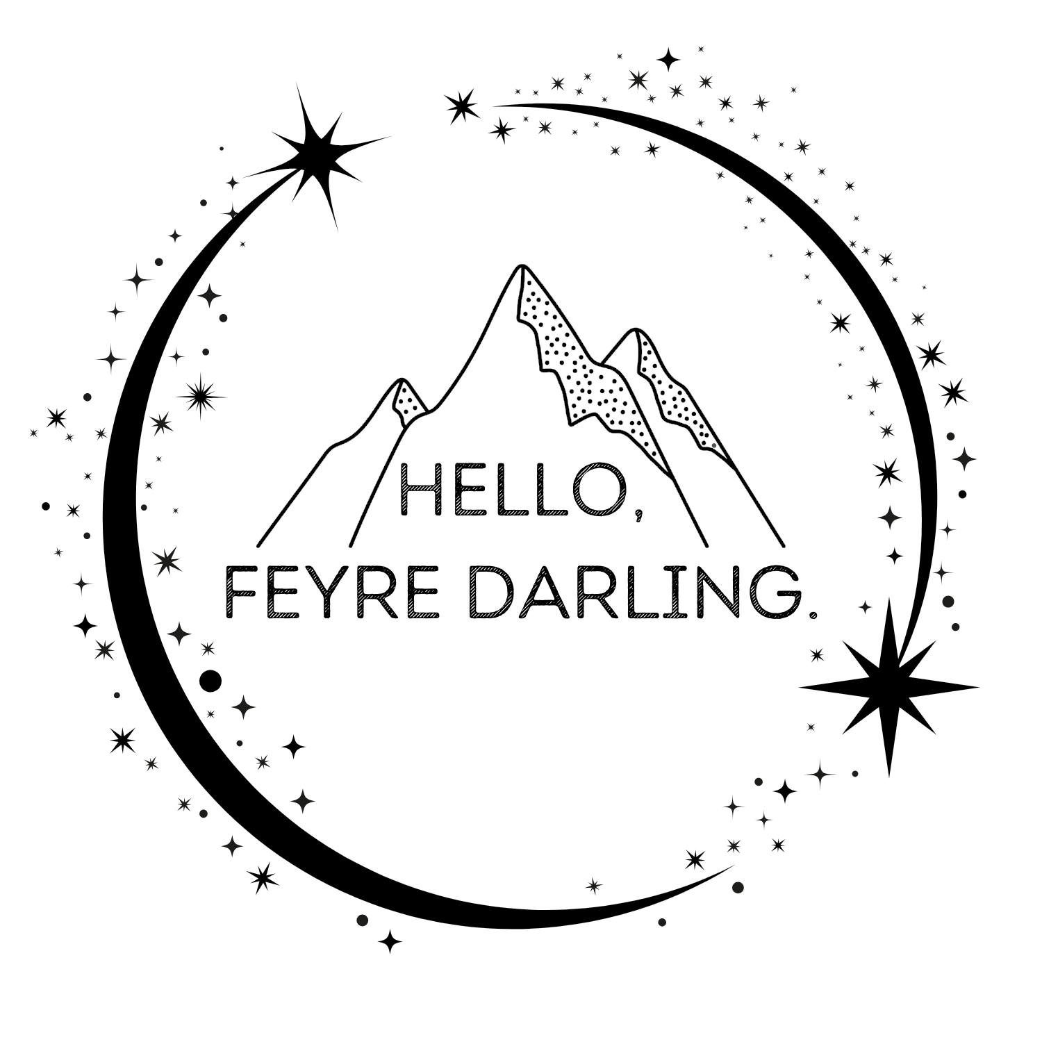 Hello Feyre Darling Vinyl Sticker