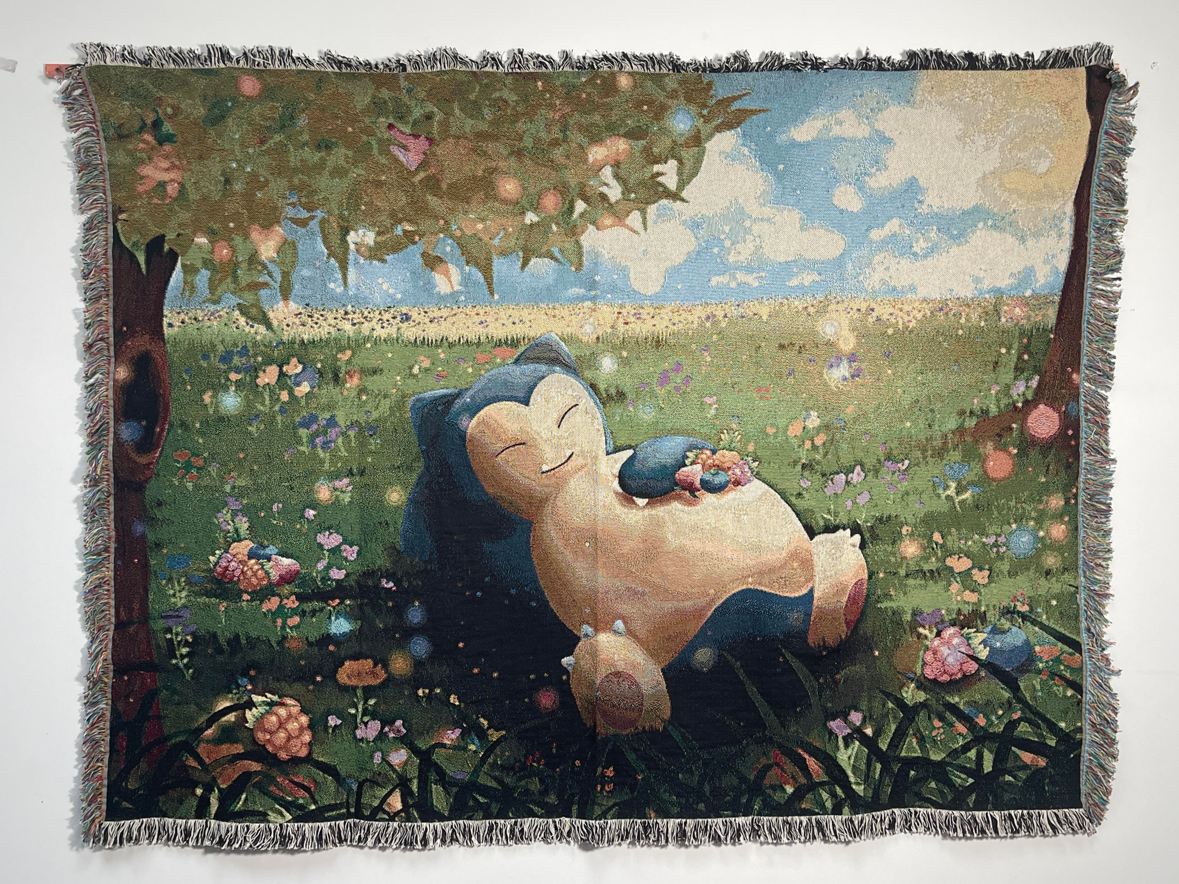Snorlax Woven Tapestry Blanket