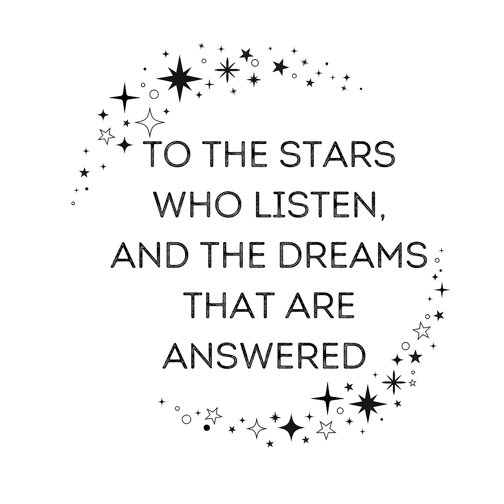 To The Stars Who Listen Vinyl Sticker