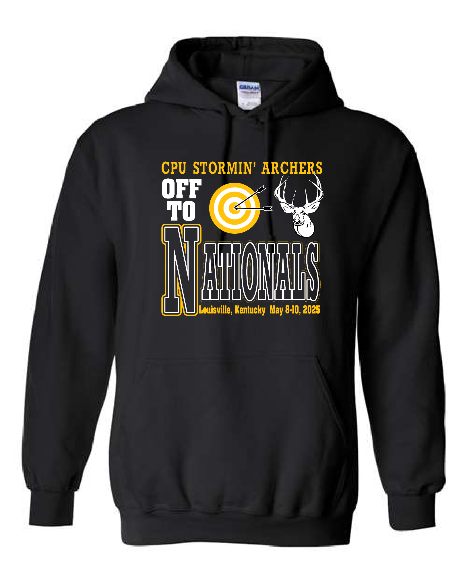 CPU Nat. Archery 2025 Gildan Hooded Sweatshirt
