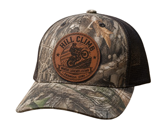 Anamosa Hill Climb 2026 Leather Patch Richardson Hat