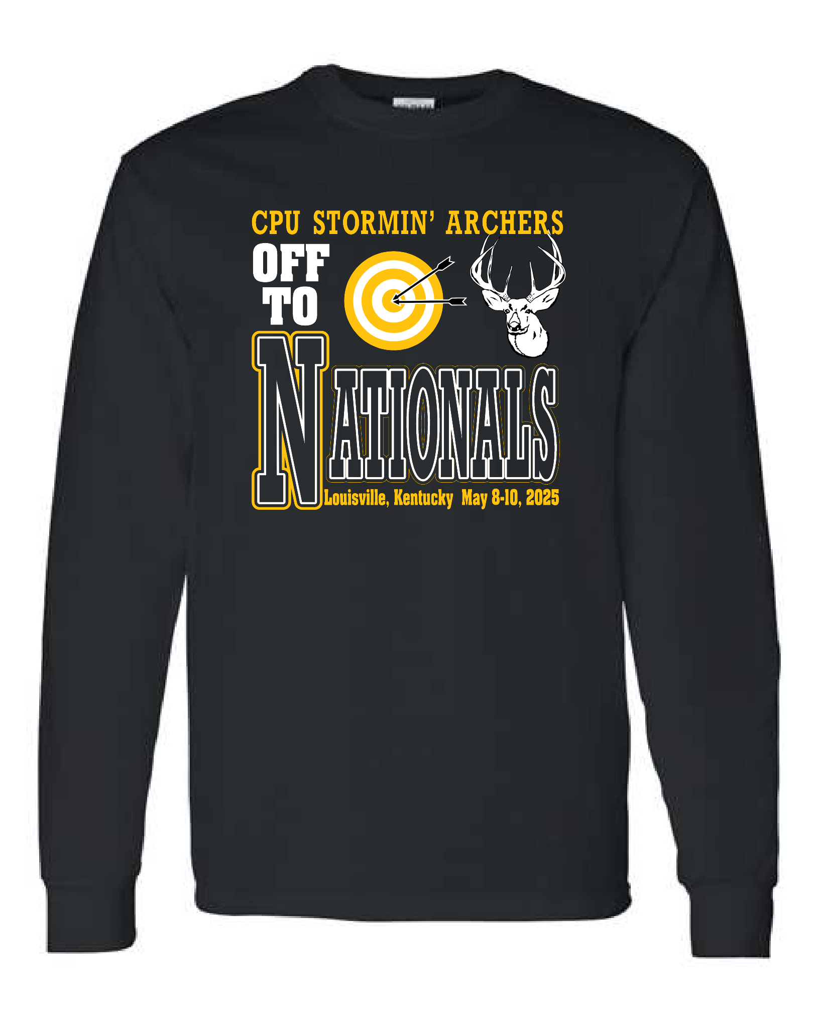 CPU Nat. Archery 2025 Gildan Long Sleeve Tee