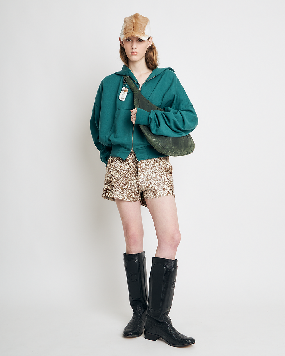 Miniatura: Moletom Zip-up Carré Verde