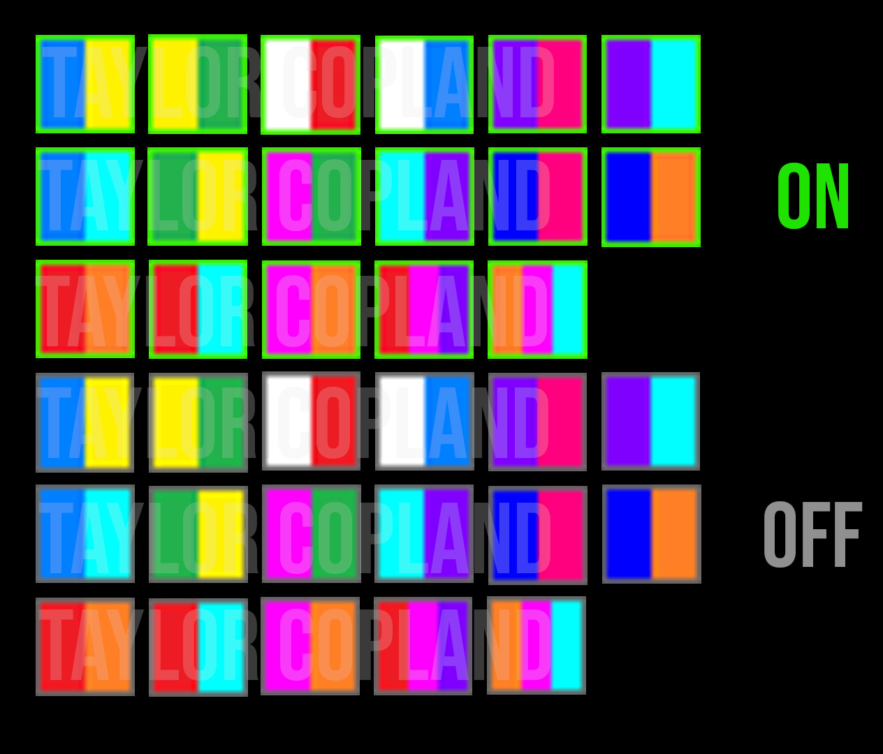 COLOR PALETTES MA ICON PACKAGE