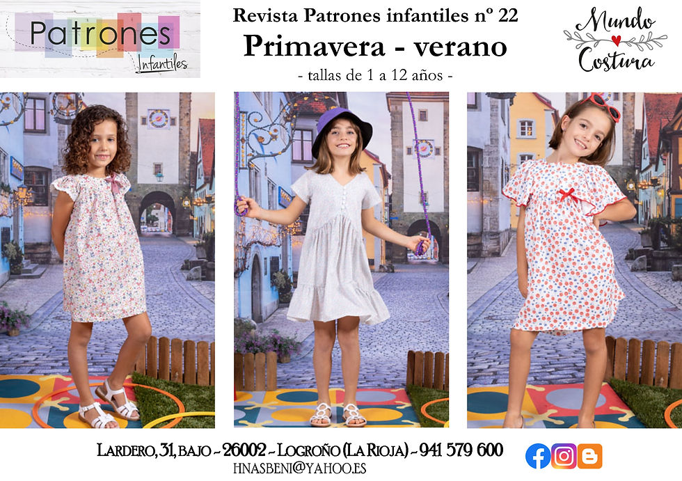 Miniatura: Revista "Patrones Infantiles n⁰ 22"