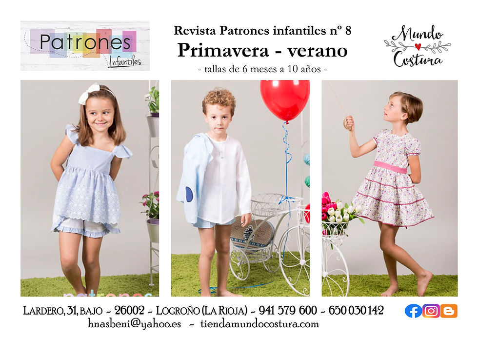 Miniatura: Revista "Patrones Infantiles nº 6"