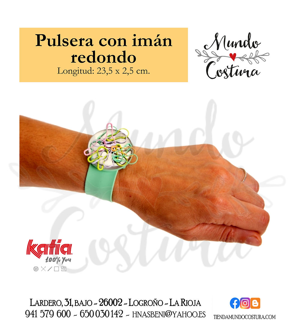 Miniatura: Pulsera con imán redondo