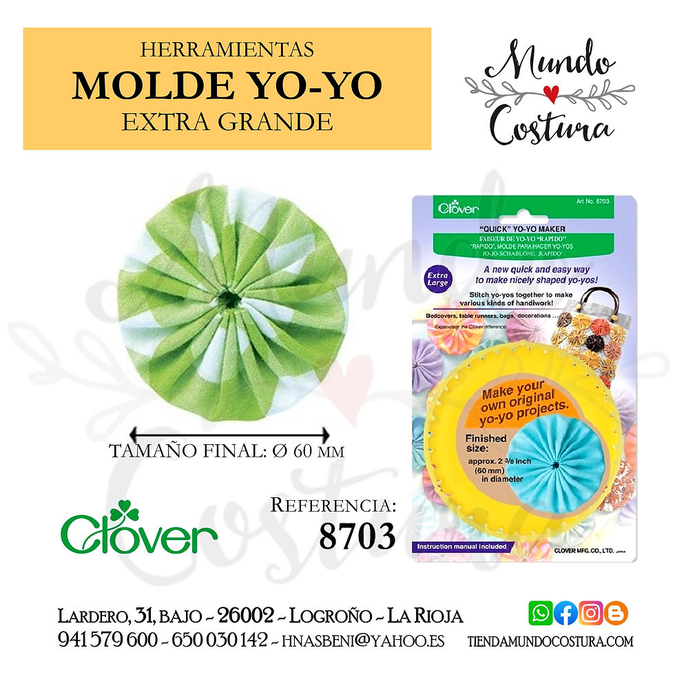 Miniatura: Molde para hacer yo-yo - Círculo