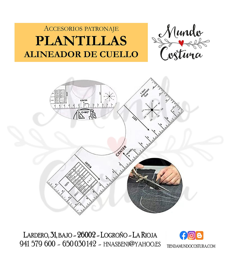 Miniatura: Guia para cuello de camisetas - redondo