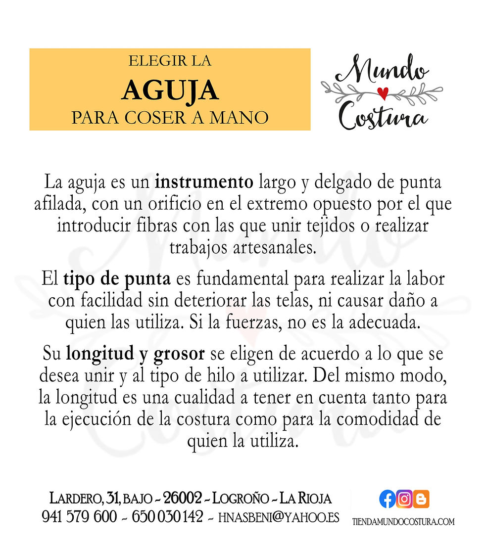 Miniatura: Agujas punto cruz