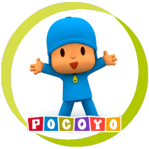 Miniatura: Popelín estampado "Pocoyó"