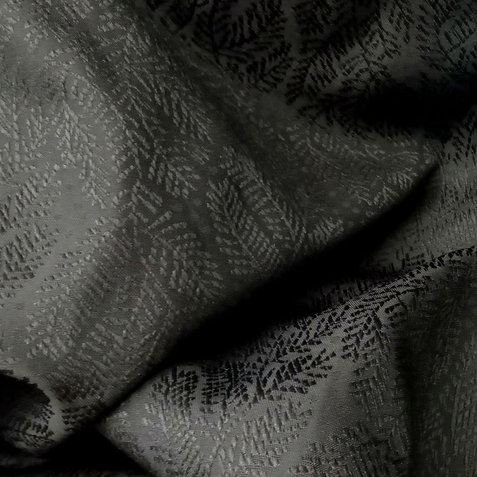 Miniatura: Tejido jacquard negro