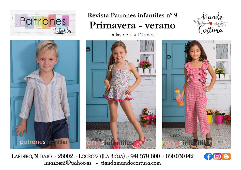Miniatura: Revista "Patrones Infantiles nº 9"