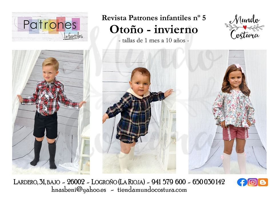 Miniatura: Revista "Patrones Infantiles nº 5"