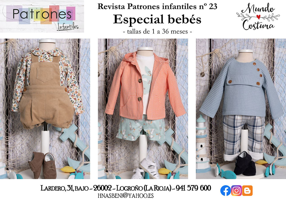 Miniatura: Revista "Patrones Infantiles nº 23"