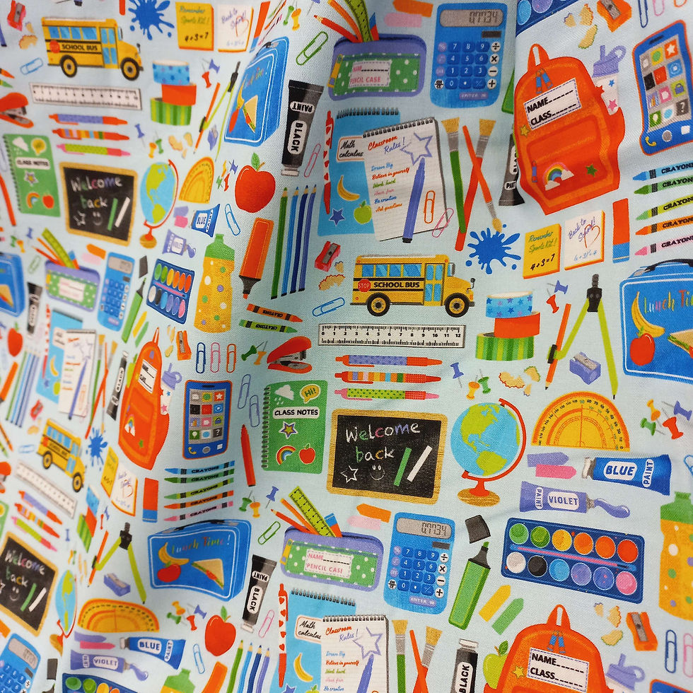 Miniatura: Popelines "Back to school"