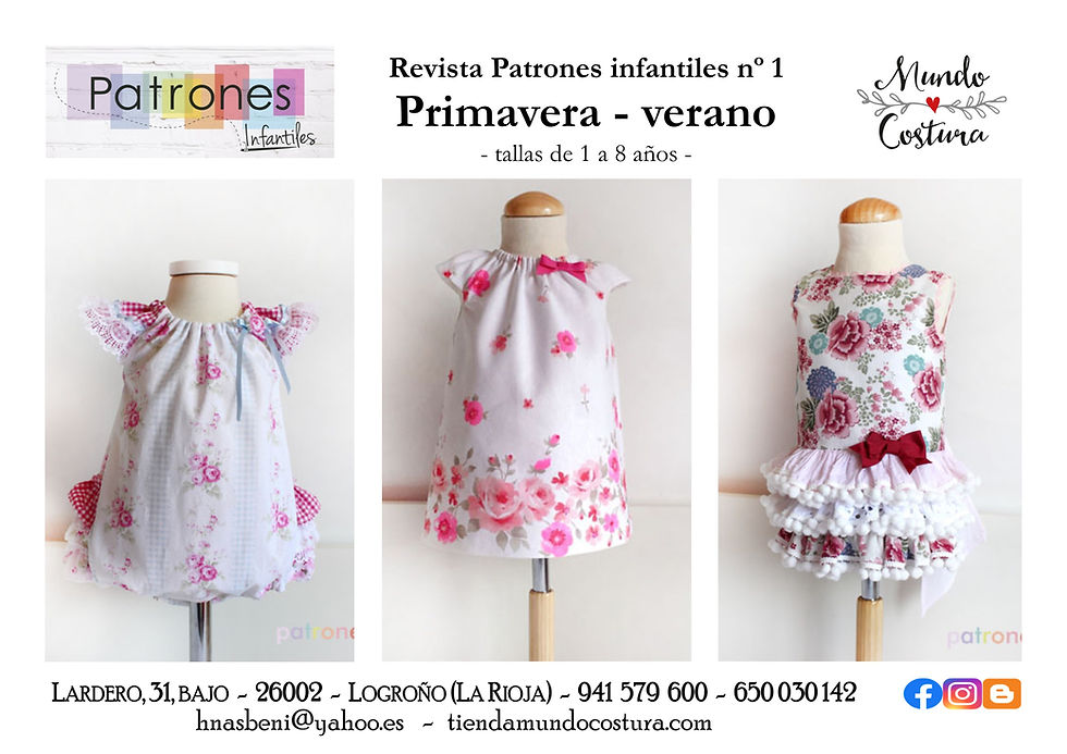 Miniatura: Revista "Patrones Infantiles nº 1"