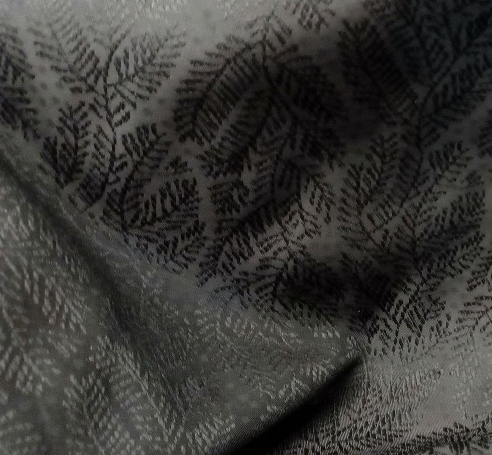 Miniatura: Tejido jacquard negro