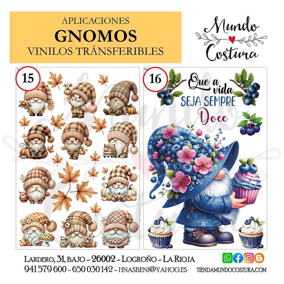 Miniatura: Vinilo transferible GNOMOS