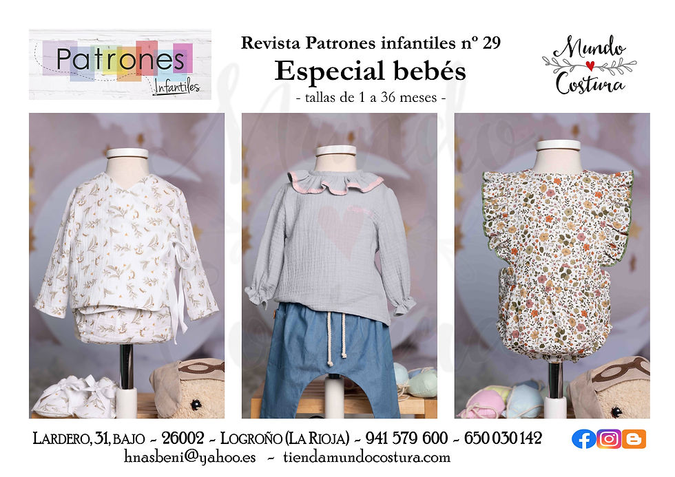 Miniatura: Revista "Patrones Infantiles nº 29"