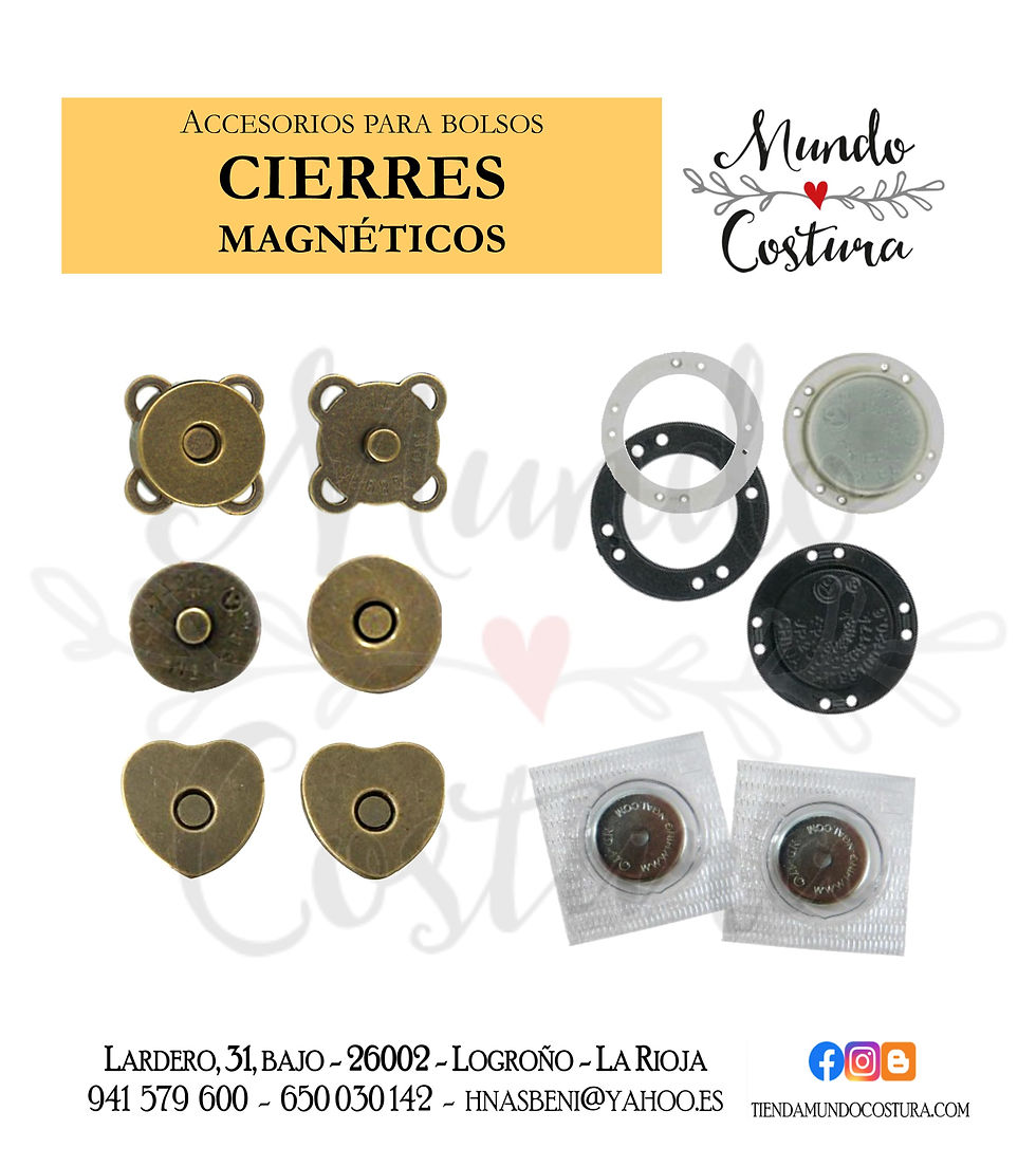 Cierres magnéticos (imanes)
