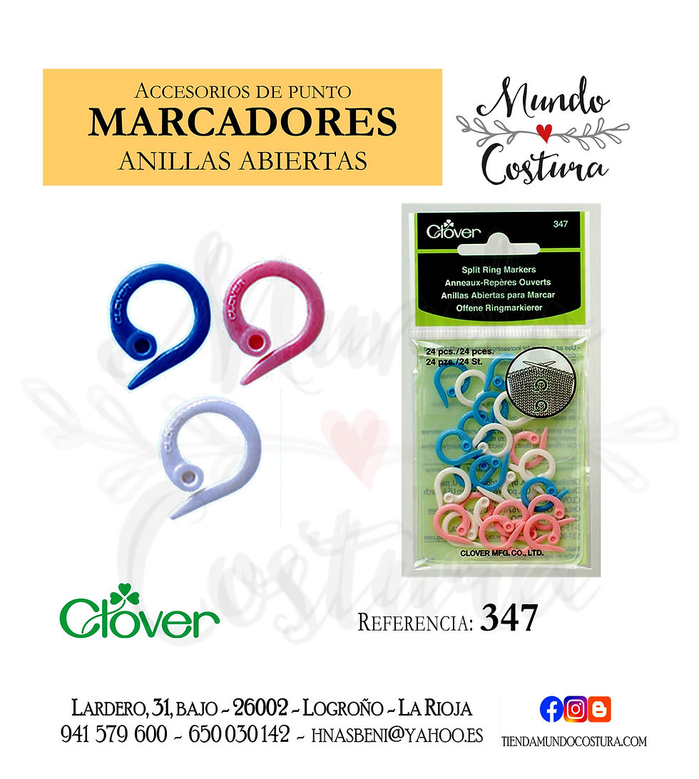 Anillas abiertas para marcar