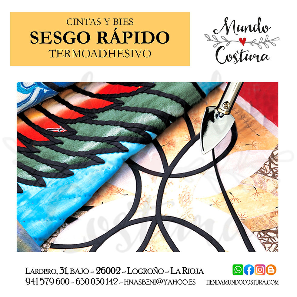 Miniatura: Sesgo termoadhesivo - 6 mm