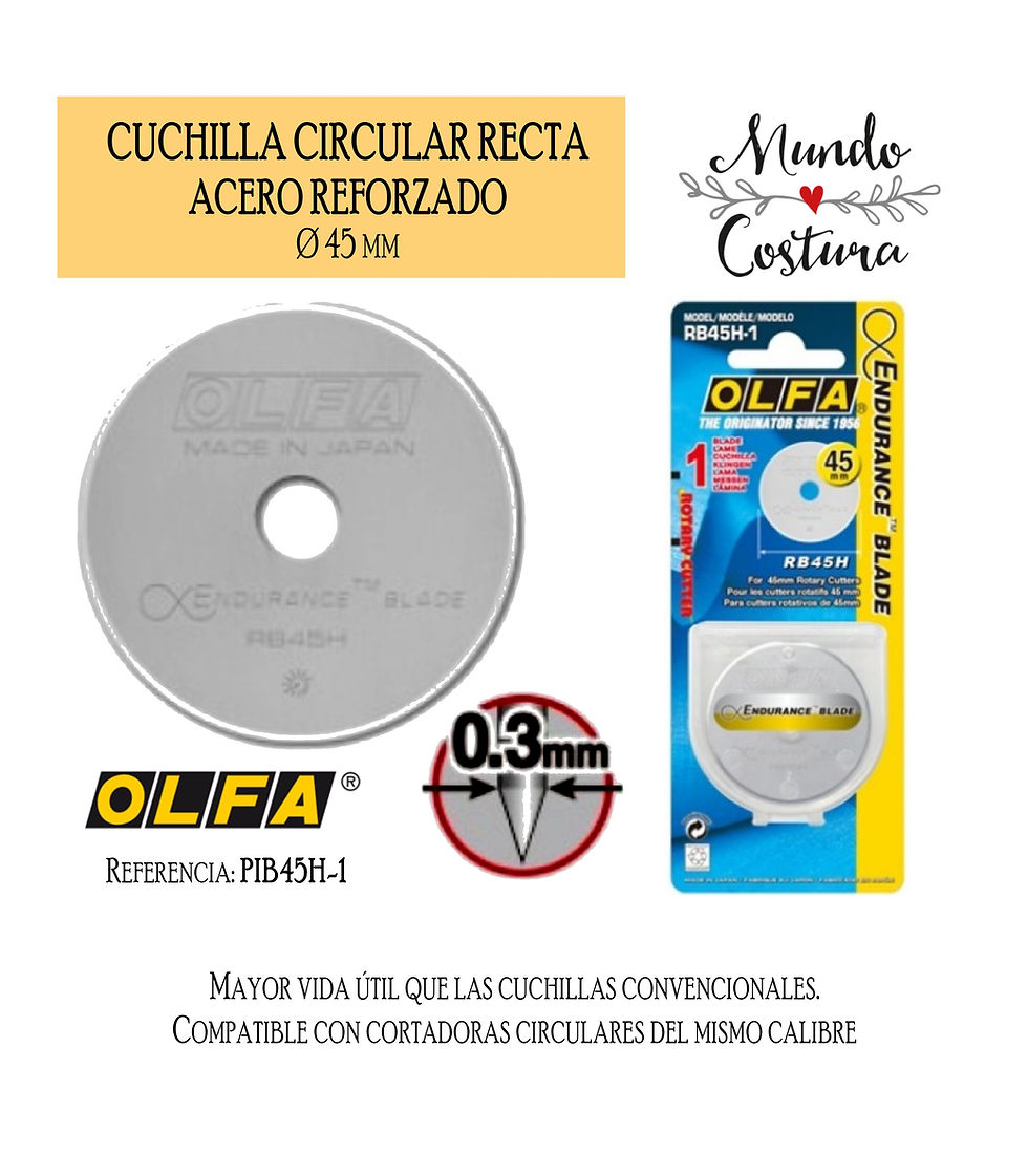 Miniatura: Recambios de cuchillas circulares OLFA
