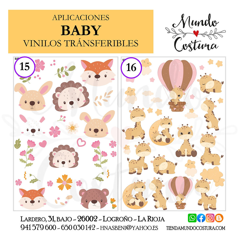Miniatura: Vinilo transferible BABY