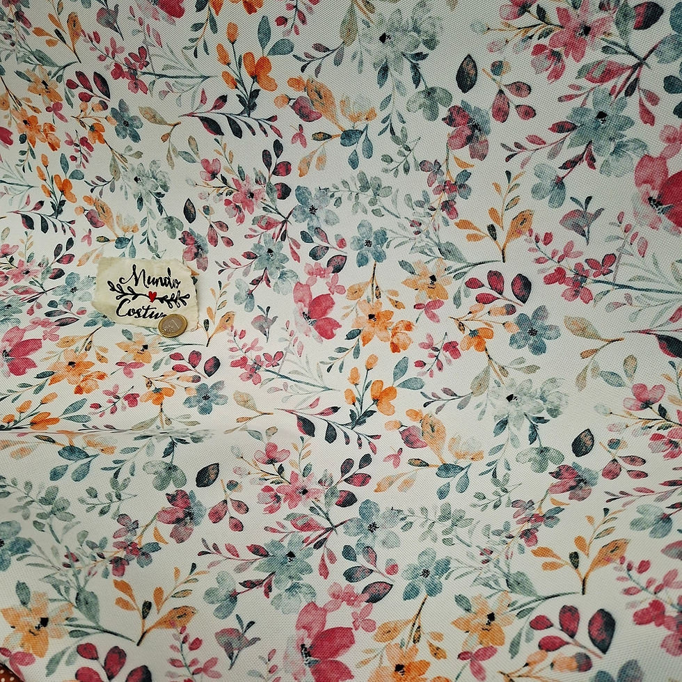 Miniatura: Mantelería antimanchas - floral