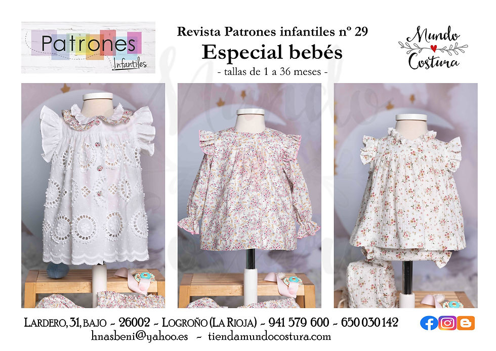 Miniatura: Revista "Patrones Infantiles nº 29"