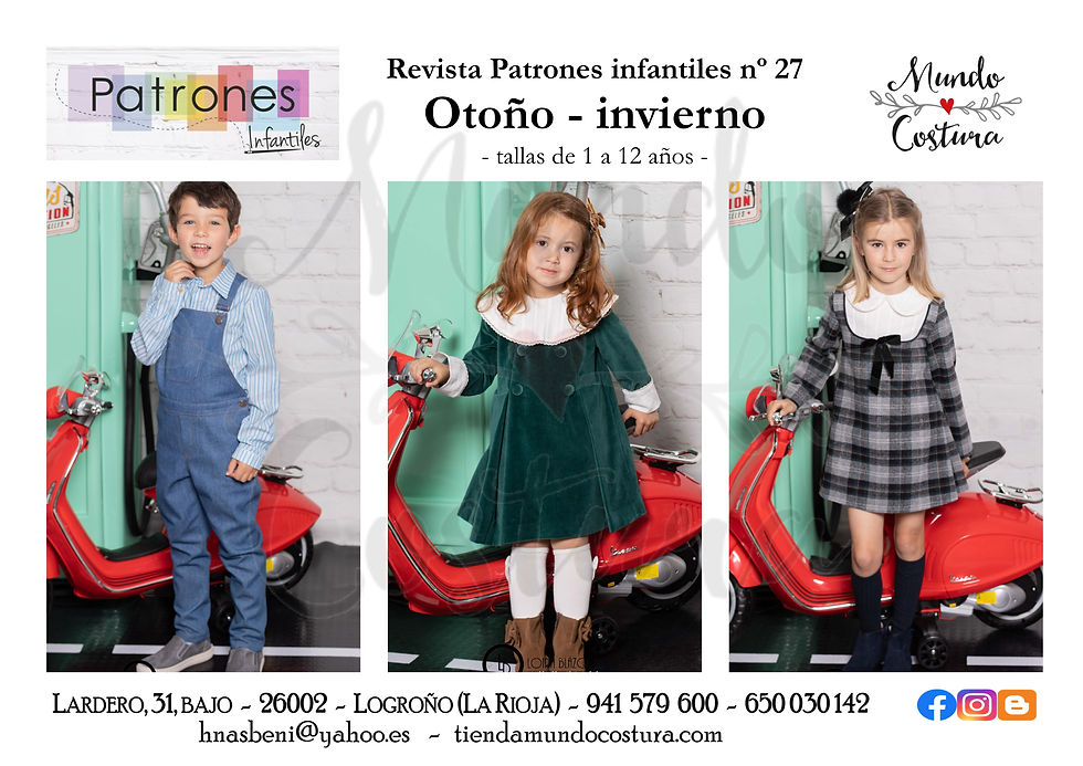 Miniatura: Revista "Patrones Infantiles nº 27"