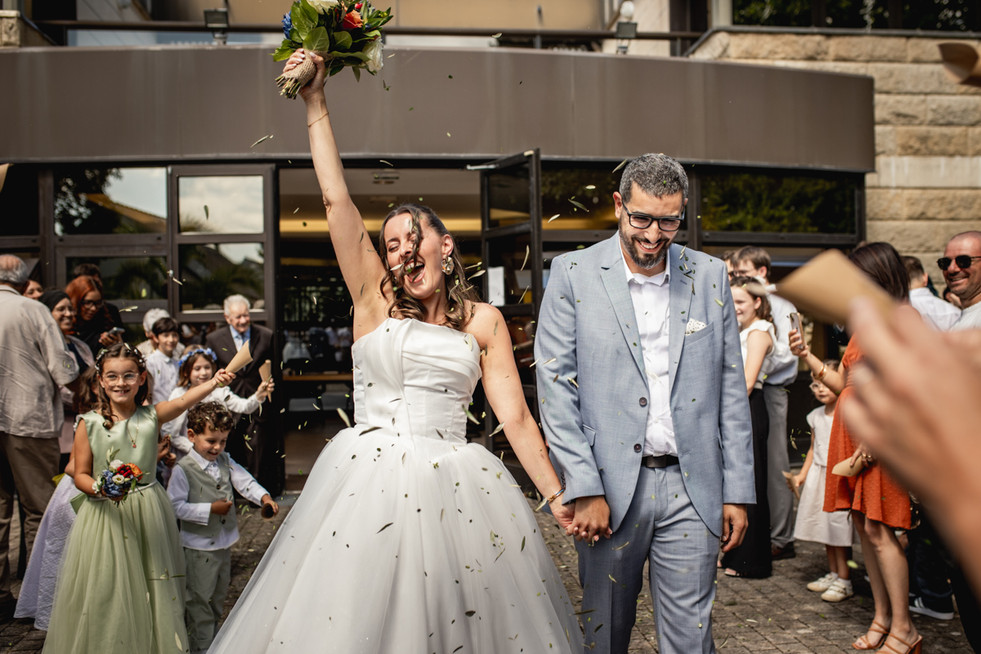 sortie cérémonie mairie pétales