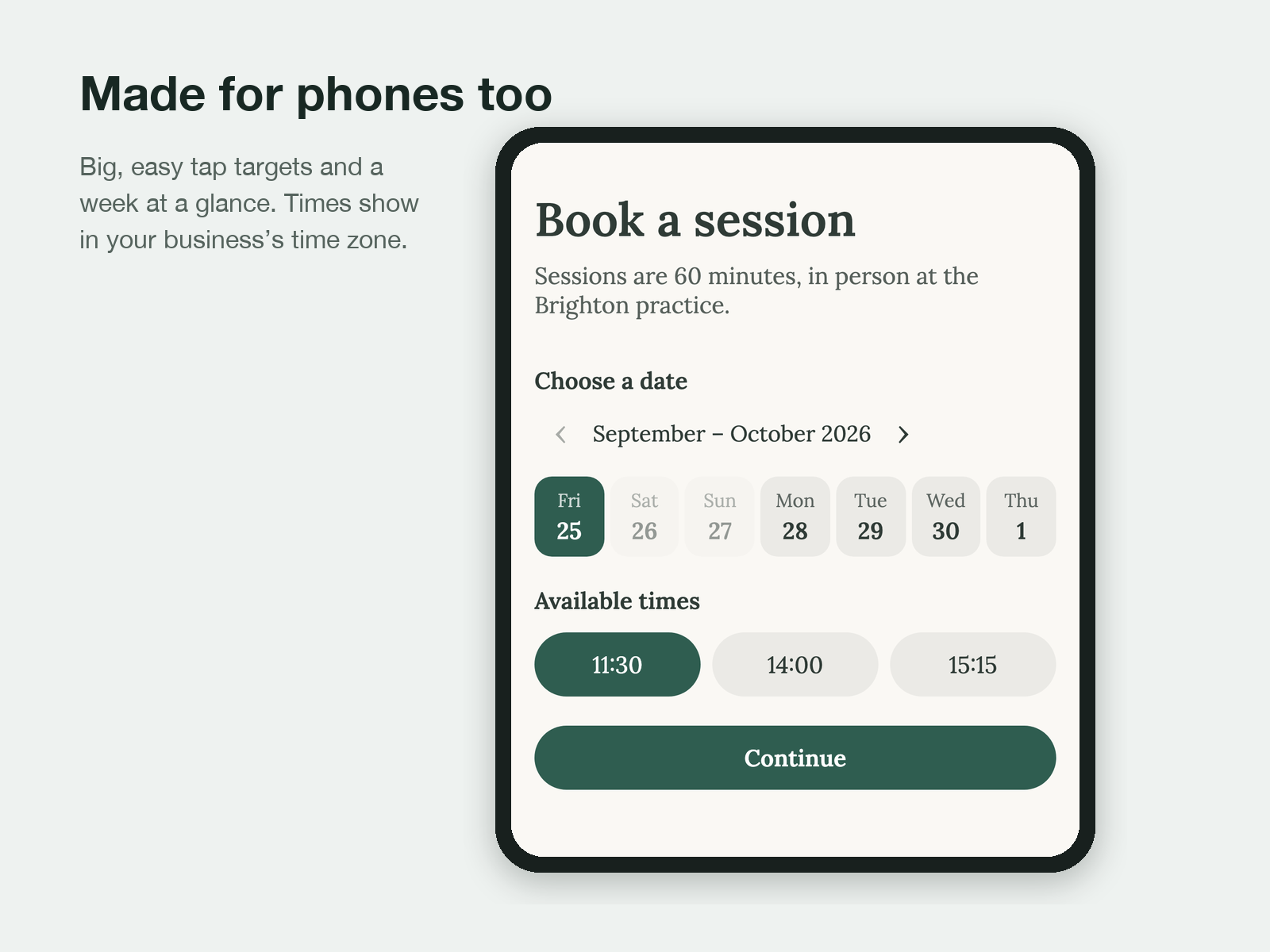 Fixed Booking Slots screenshot 6
