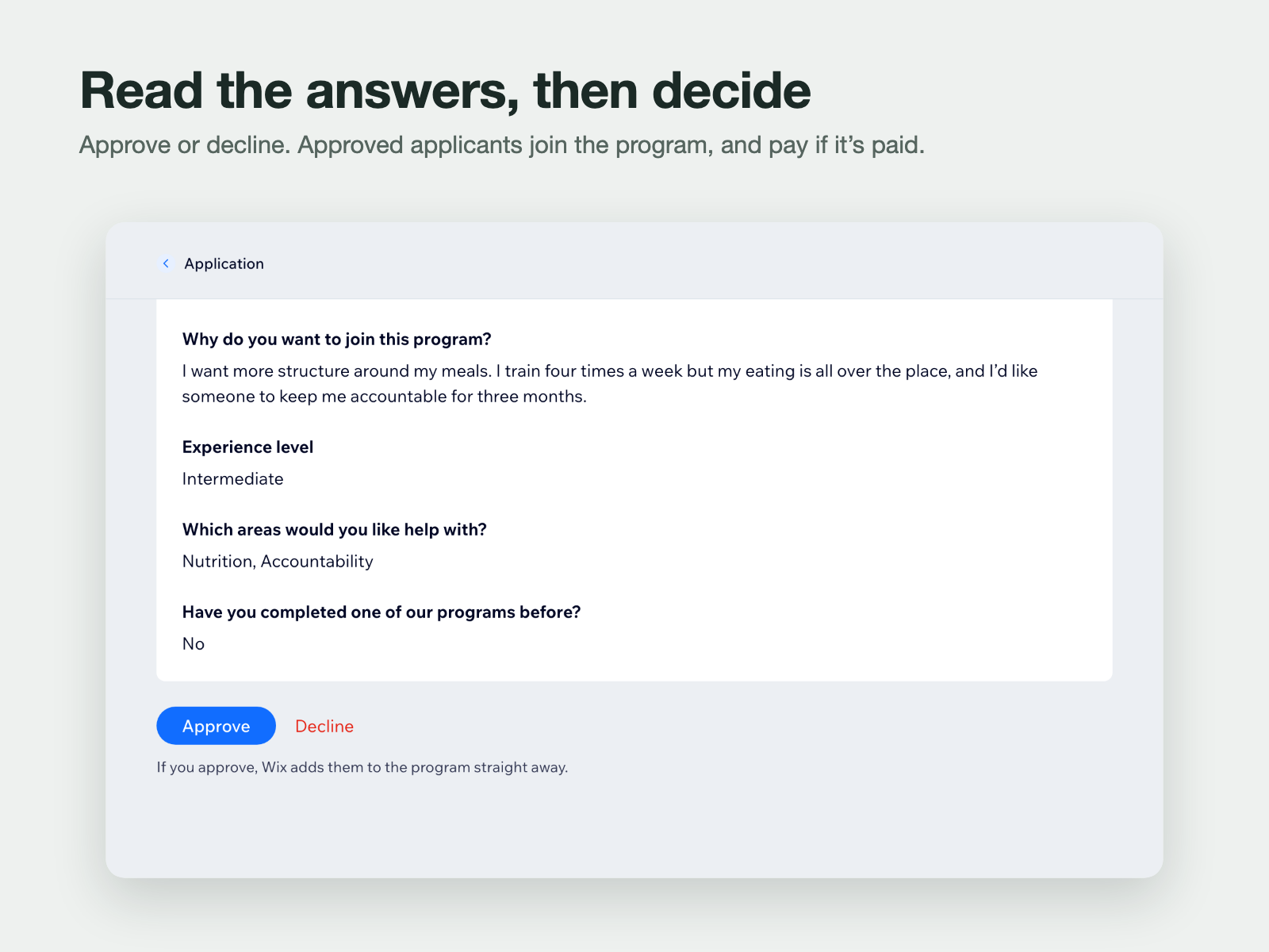 Program Applications screenshot 4