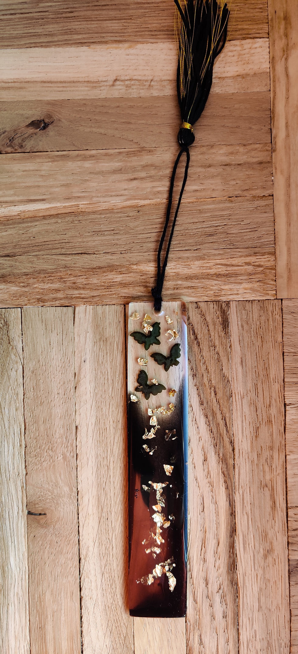 Miniature : Marque-page en résine papillons d'oxalis