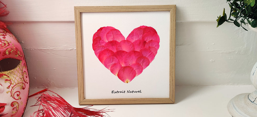 Miniature : Cœur pétales de roses