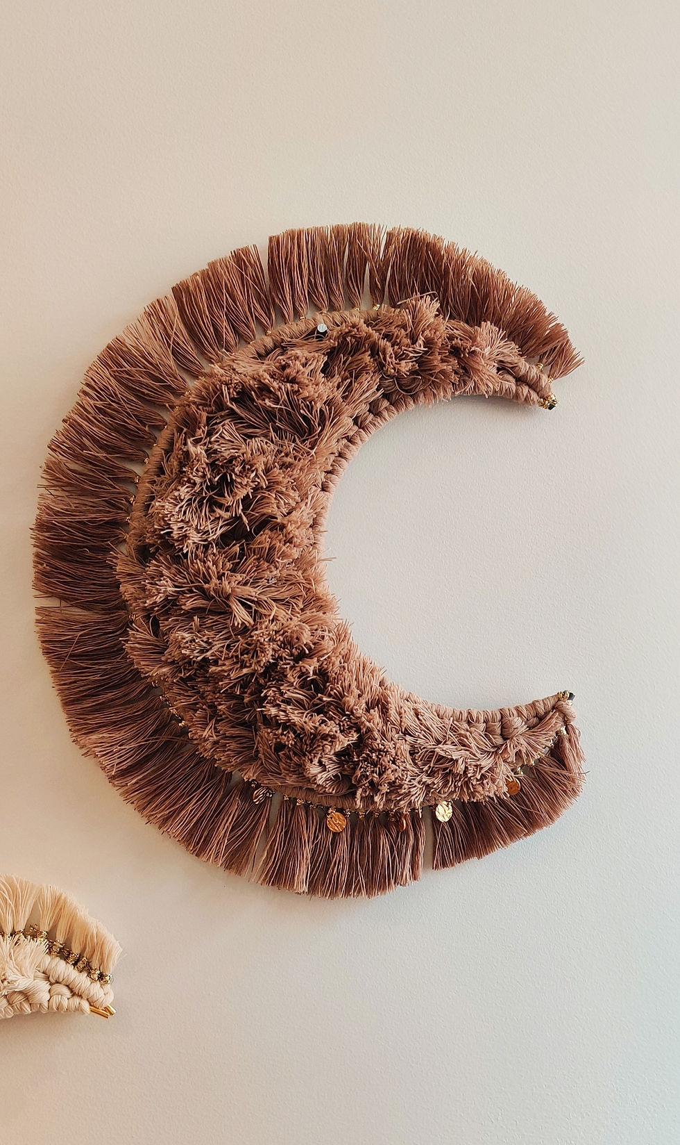 Miniature : Lune de macramé 