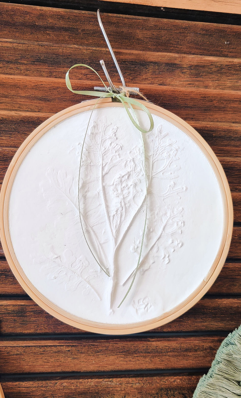 Miniature : Cadre floral en Jesmonite 