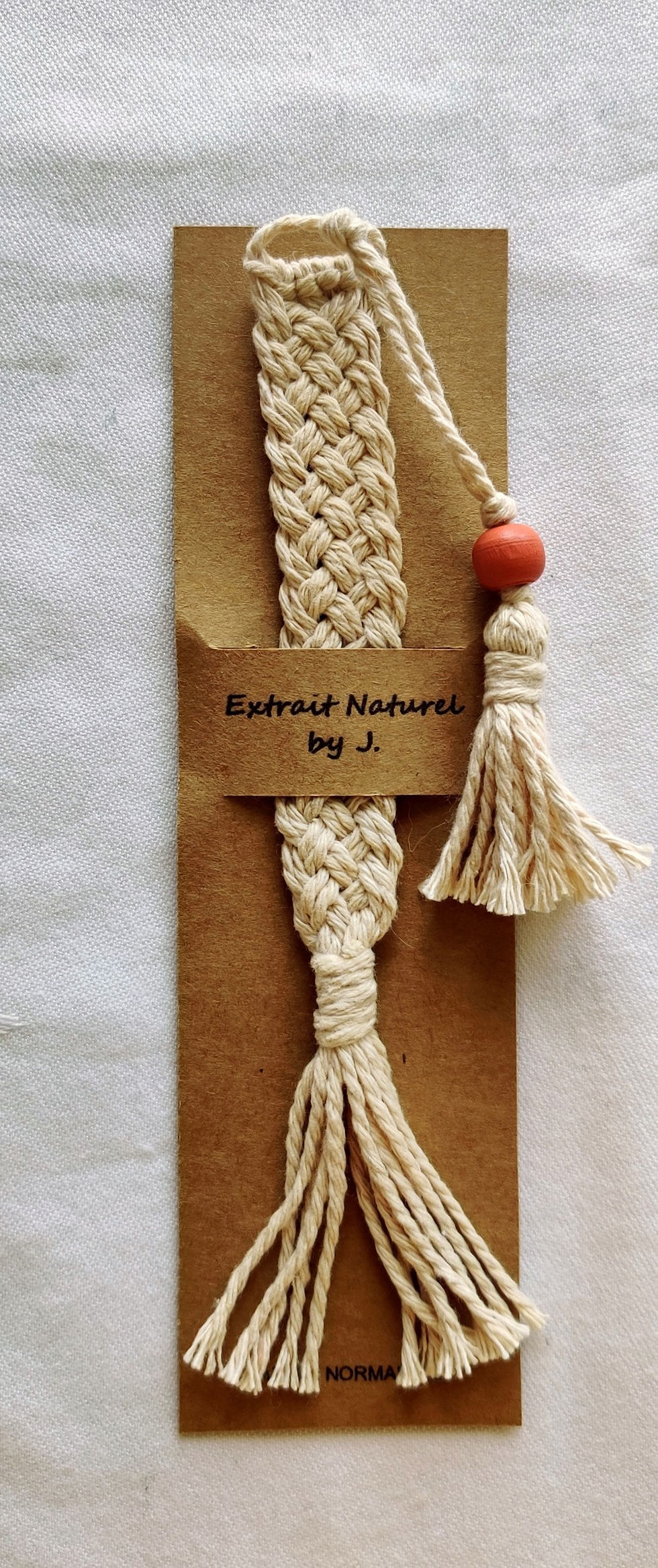 Miniature : Marque-page macramé
