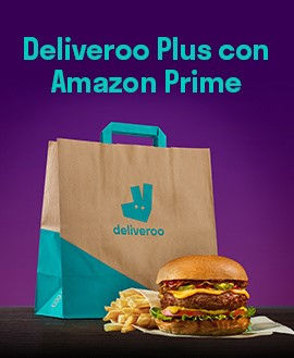 Deliveroo Plus è incluso con Prime!Per te subito € 10 di sconto