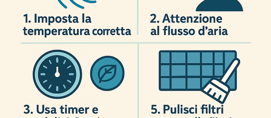 Aria condizionata: come usarla al meglio per comfort ed efficienza