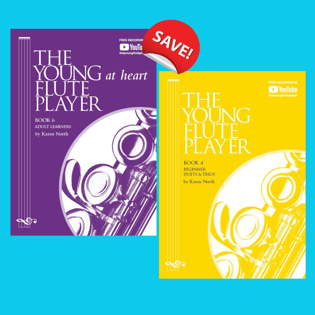 Bundle: The Young at heart Flute Player Books 6 and 4