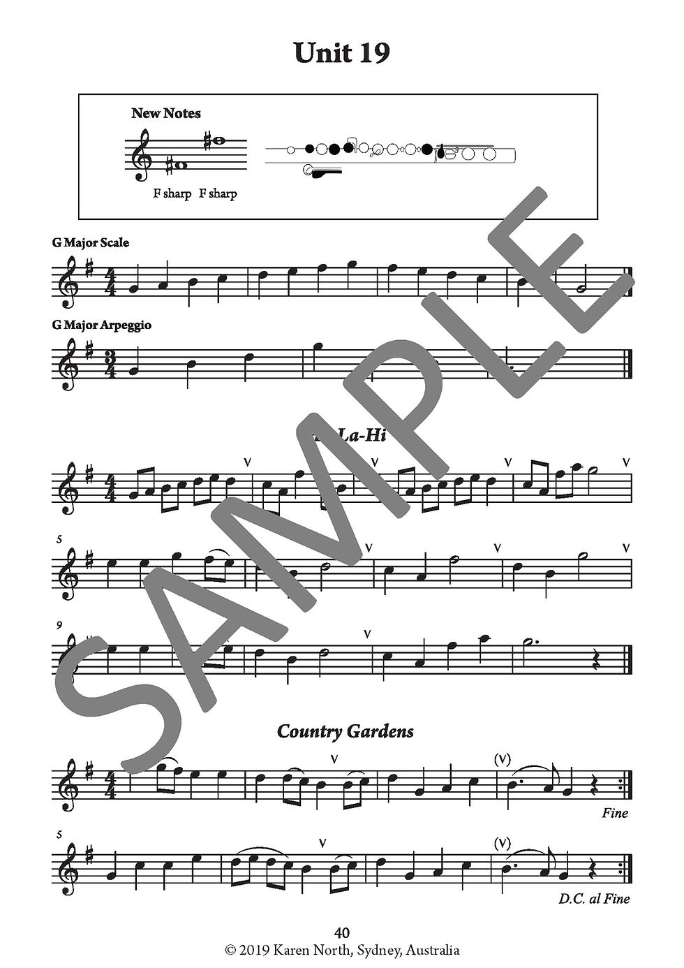 Thumbnail: The Young Flute Player Book 1 - Beginner Method Book