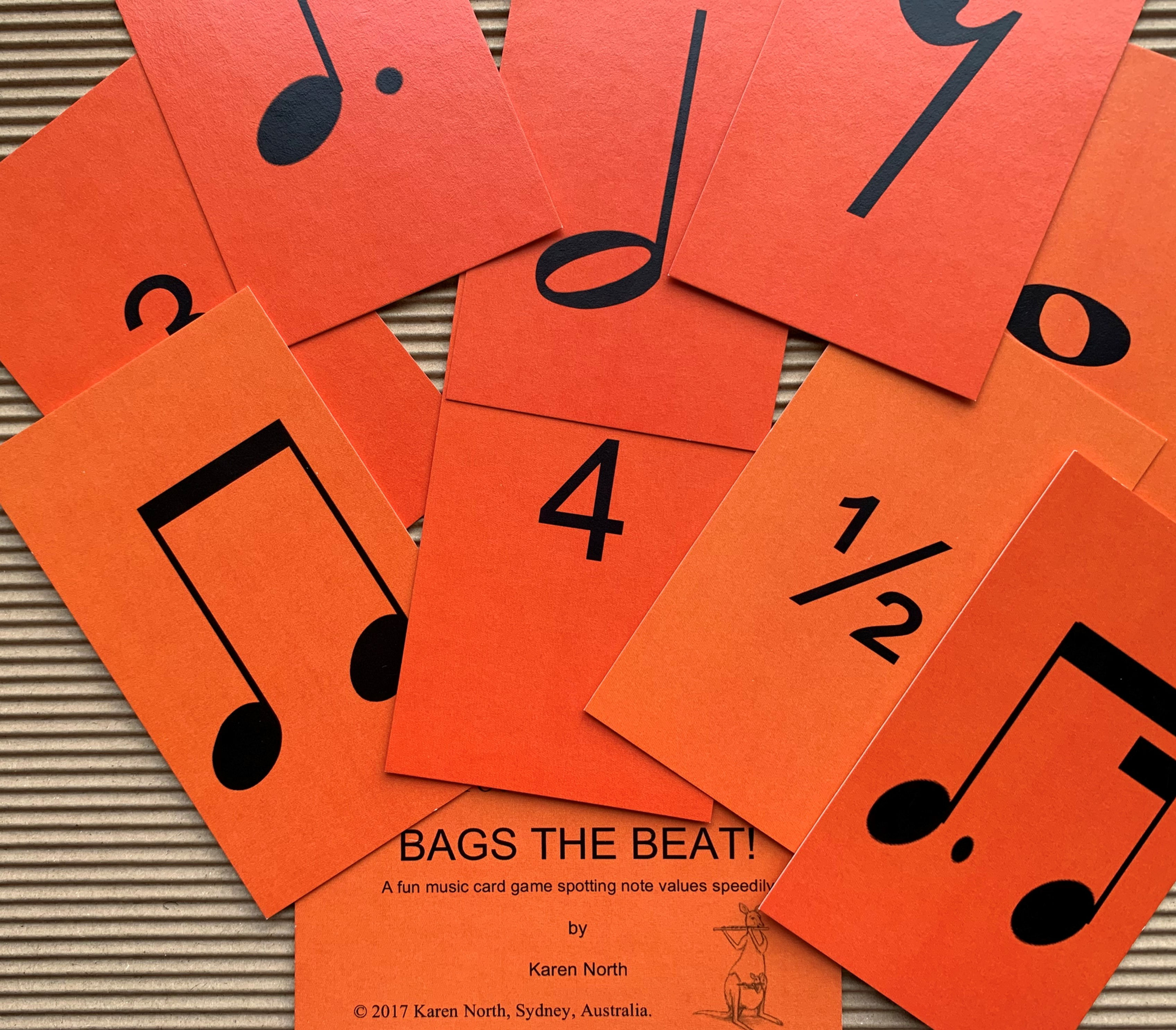 Bags the Beat! card game (Digital Download)