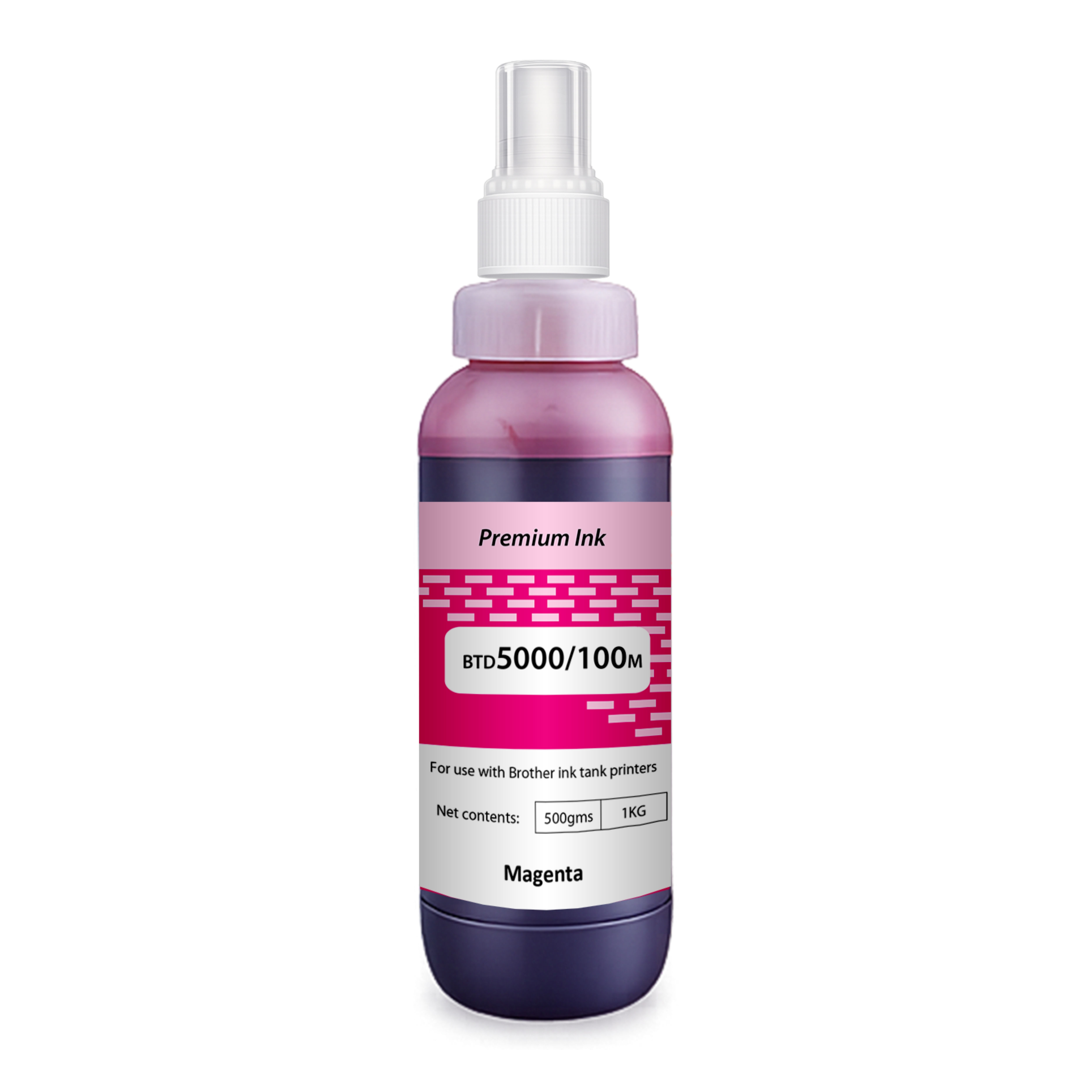Needle High Yield BR5000/B60 1 LTR (MAGENTA) Inktank Refill ink