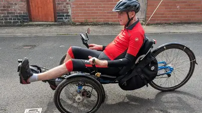 Disabled Cyclist Wins Barrier Battle