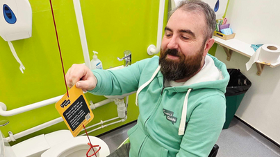 Red Cord Cards make 200,000 Accessible Toilets Safer