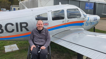 Flying Scholarship Awarded to Paralysed Man from Bristol