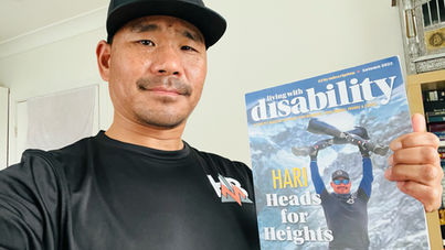The Only Way Is Up for Disabled Climber Hari Budha Magar